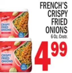 C Town FRENCH'S CRISPY FRIED ONIONS offer