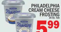 C Town PHILADELPHIA CREAM CHEESE FROSTING offer