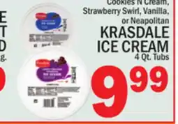 C Town KRASDALE ICE CREAM offer