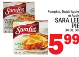 C Town SARA LEE PIE offer