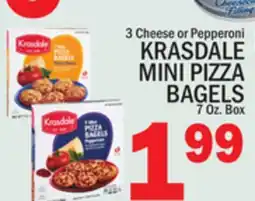 C Town KRASDALE MINI PIZZA BAGELS offer