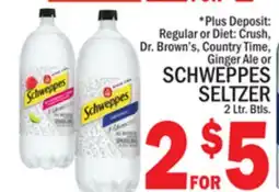 C Town SCHWEPPES SELTZER offer