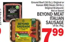 C Town BEYOND MEAT ITALIAN SAUSAGE offer