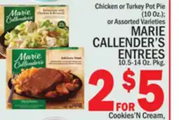 C Town MARIE CALLENDER'S ENTREES 10.5-14 Oz. Pkg offer