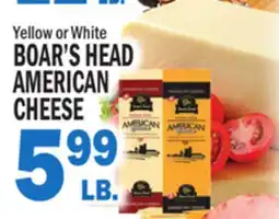 C Town BOAR'S HEAD AMERICAN CHEESE offer