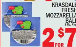 C Town KRASDALE FRESH MOZZARELLA BALL offer
