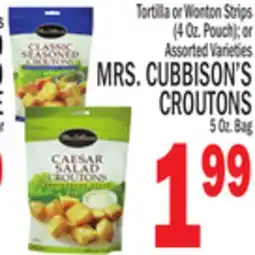 C Town MRS. CUBBISON'S CROUTONS 5 Oz. Bag offer