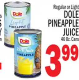 C Town DOLE PINEAPPLE JUICE offer