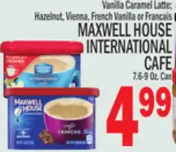 C Town MAXWELL HOUSE INTERNATIONAL CAFE offer