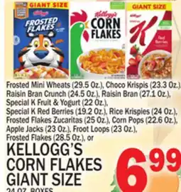 C Town KELLOGG'S CORN FLAKES GIANT SIZE offer