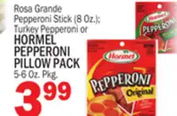 C Town HORMEL HORMEL PEPPERONI PEPPERONI PILLOW PACK PILLOW PACK 5-6 Oz. Pkg. 5-6 Oz offer