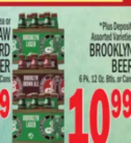 C Town BROOKLYN BEER offer