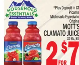 C Town MOTT'S CLAMATO JUICE offer