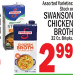 C Town SWANSON CHICKEN BROTH offer