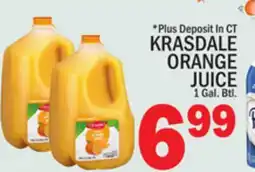 C Town KRASDALE ORANGE JUICE offer