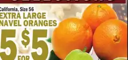 C Town EXTRA LARGE NAVEL ORANGES offer
