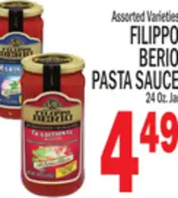 C Town FILIPPO BERIO PASTA SAUCE offer
