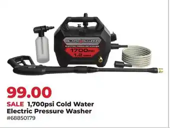 Runnings Black Diamond 700psi Cold Water Electric Pressure Washer offer