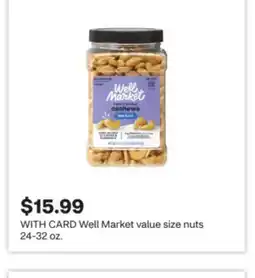 CVS Well Market value size nuts offer