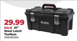 Runnings 21 Steel Latch Toolbox offer