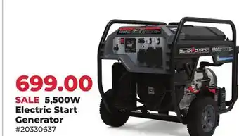 Runnings Black Diamond 5, 500W Electric Start Generator offer