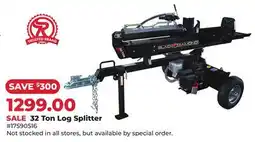 Runnings 32 Ton Log Splitter offer