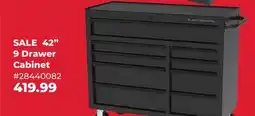 Runnings Black Diamond 42 9 Drawer Cabinet offer