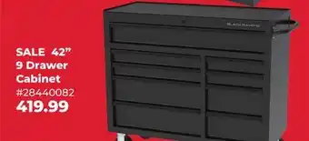 Runnings Black Diamond 42 9 Drawer Cabinet offer