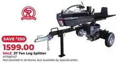 Runnings Black Diamond 37 Ton Log Splitter offer