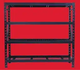 Runnings Black Diamond 24 x 72 x 77 Heavy-Duty Steel Shelving Unit offer