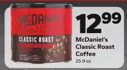 Save a Lot McDaniel's Classic Roast Coffee offer