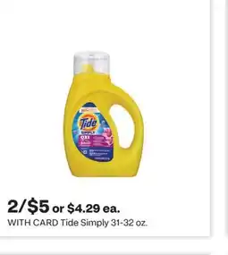 CVS Tide Simply offer