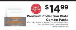 ShopRite Premium Collection Plate Combo Packs offer