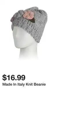 TJ Maxx Made In Italy Knit Beanie offer
