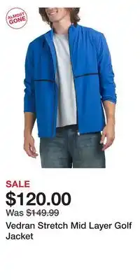 TJ Maxx Vedran Stretch Mid Layer Golf Jacket offer