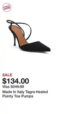 TJ Maxx Made In Italy Tagra Heeled Pointy Toe Pumps offer