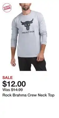 TJ Maxx Rock Brahma Crew Neck Top offer