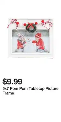 TJ Maxx 5x7 Pom Pom Tabletop Picture Frame offer