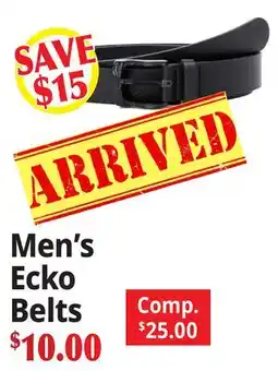 Ocean State Job Lot Men's Ecko Belts offer