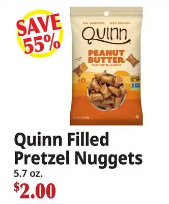 Ocean State Job Lot Quinn Filled Pretzel Nuggets offer