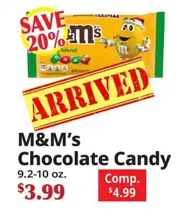 Ocean State Job Lot M&M's Chocolate Candy offer