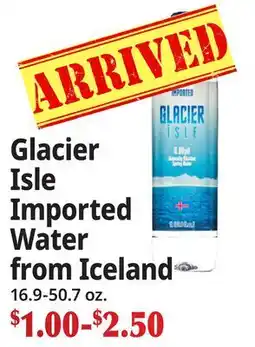 Ocean State Job Lot Glacier Isle Imported Water from Iceland offer