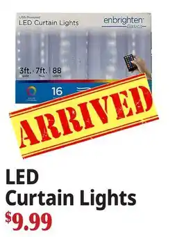 Ocean State Job Lot LED Curtain Lights offer