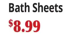 Ocean State Job Lot Bath Sheets offer