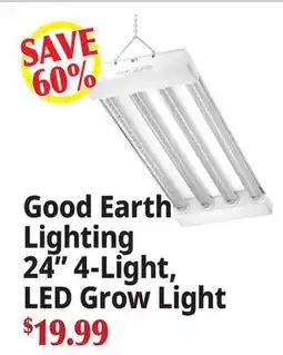 Ocean State Job Lot Good Earth Lighting 24 4-Light, LED Grow Light offer