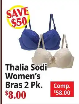 Ocean State Job Lot Thalia Sodi Women's Bras 2 Pk offer