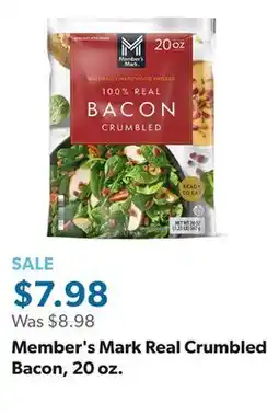 Sam's Club Member's Mark Real Crumbled Bacon, 20 oz offer