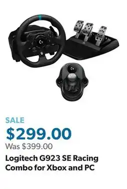 Sam's Club Logitech G923 SE Racing Combo for Xbox and PC offer