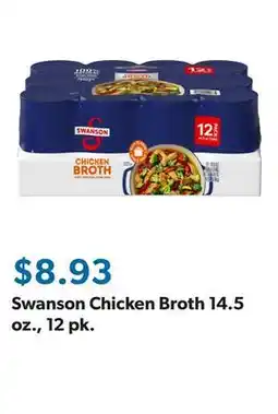 Sam's Club Swanson Chicken Broth 14.5 oz., 12 pk offer