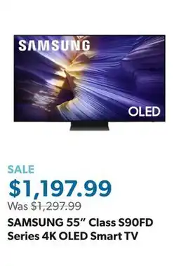 Sam's Club SAMSUNG 55 Class S90FD Series 4K OLED Smart TV offer